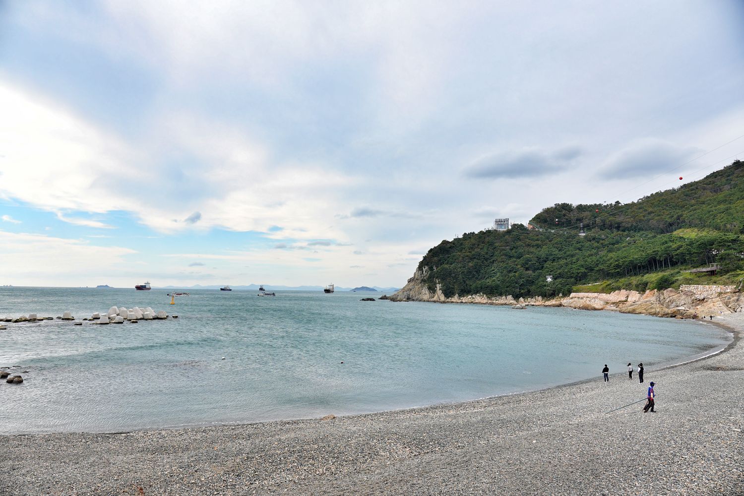 太宗台烤貝街｜現烤釜山海鮮生章魚，坐擁無敵海景! @混血珊莎的奇幻旅程