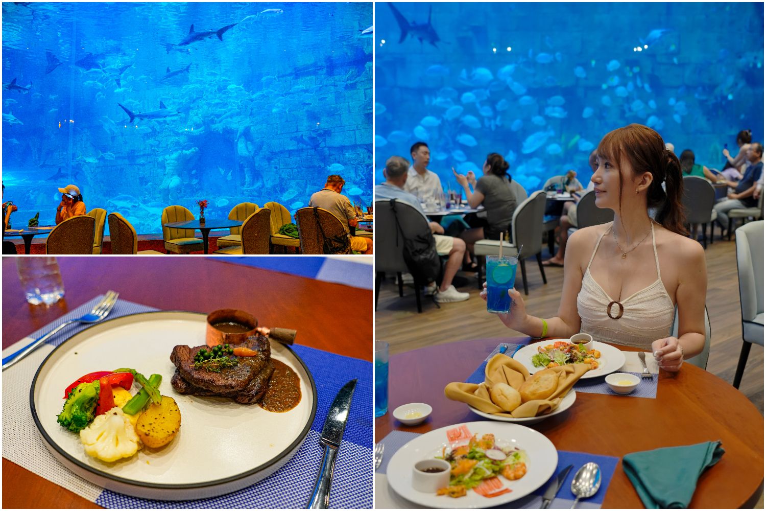 富國島珍珠遊樂園水族館餐廳｜Deep Sea Restaurant，菜單、預約、交通攻略! @混血珊莎的奇幻旅程
