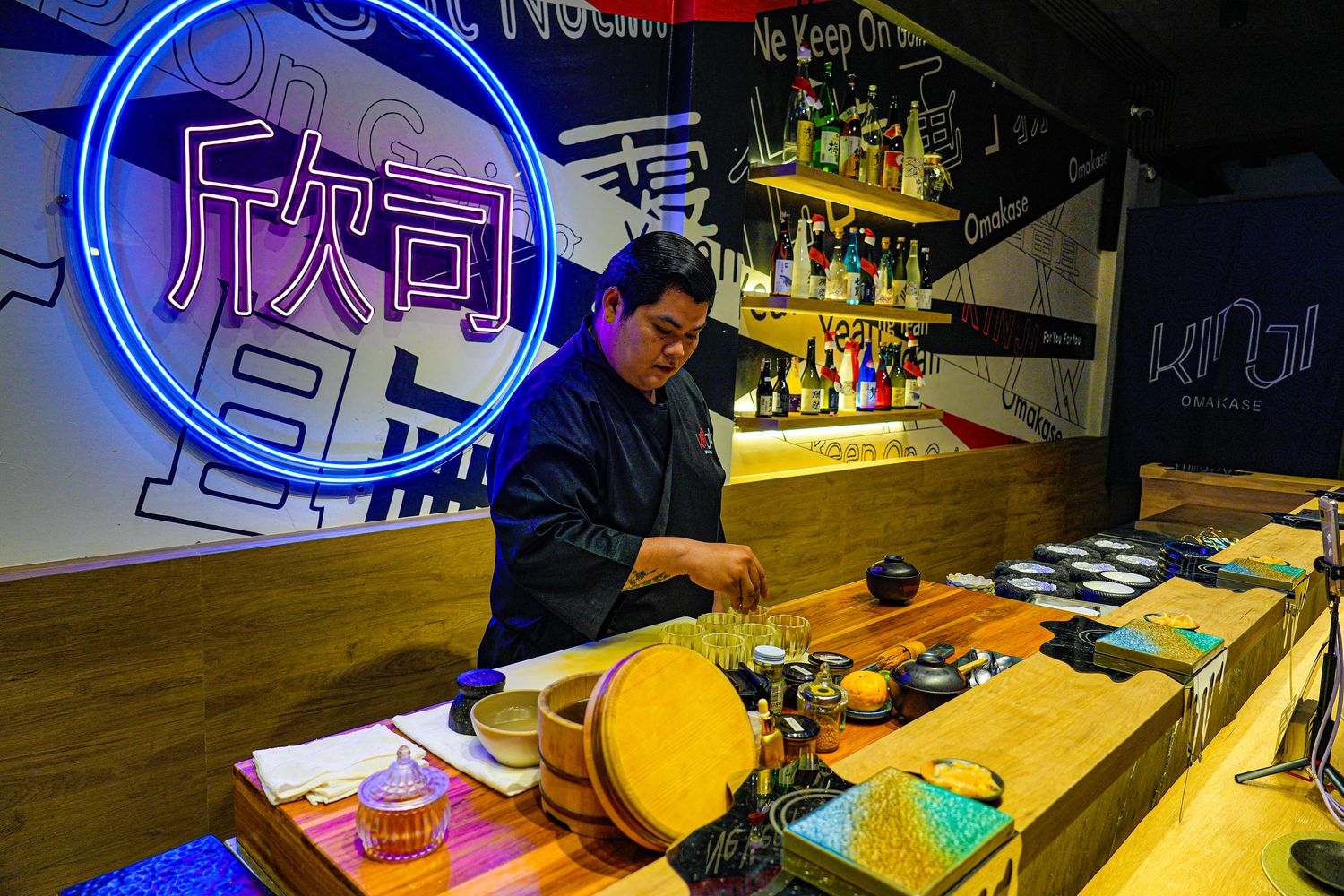 KINJI Omakase Pattaya｜預約制日式無菜單芭達雅餐廳，網美打卡名店! @混血珊莎的奇幻旅程