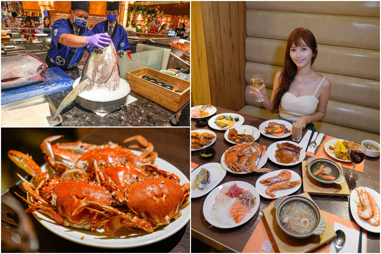 豐FOOD海陸百匯 鮪魚季｜台北自助餐吃到飽，澎湃現流海鮮多國料理任你吃，週五限定鮪魚現切秀! @混血珊莎的奇幻旅程