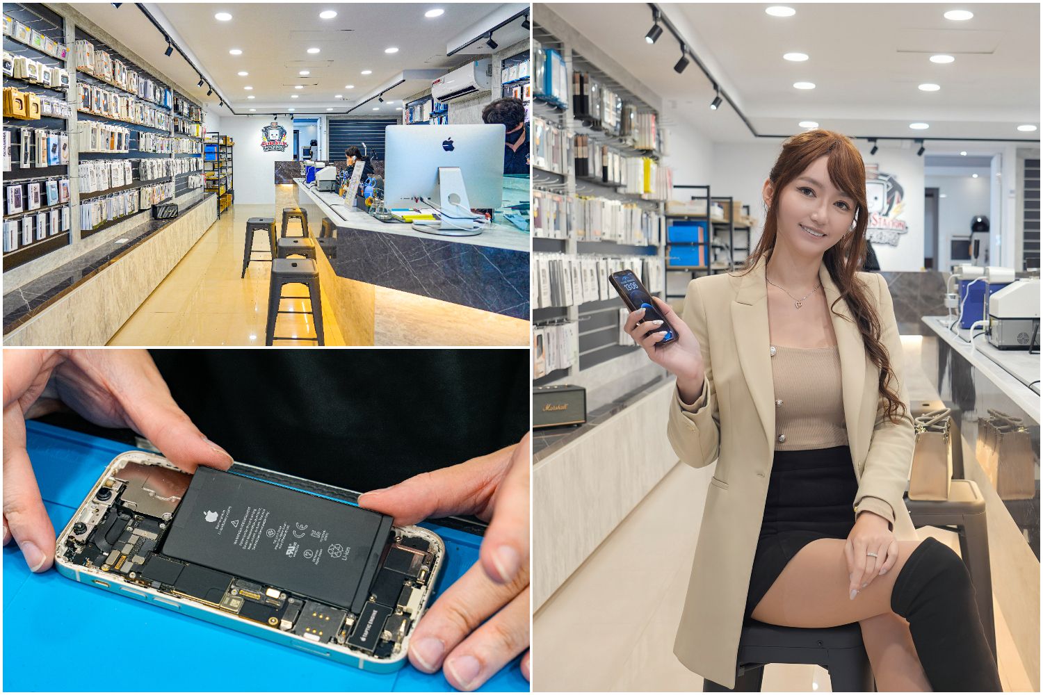 保衛站｜iPhone換電池推薦，全台門市 60 分鐘快速維修，保固半年業界最長! @混血珊莎的奇幻旅程