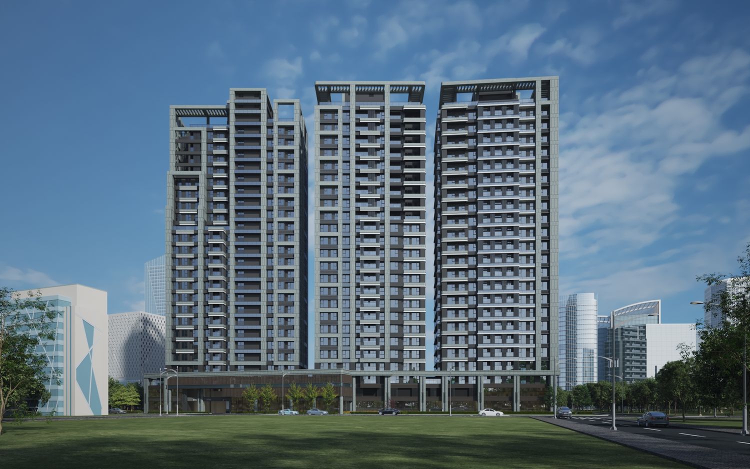 新潤世界城|板南線府中站燙金門牌，板橋建案千坪基地，一站直達新板特區! @混血珊莎的奇幻旅程