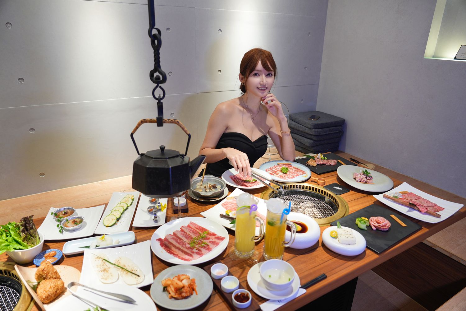 禧太炭火燒肉店｜必吃頂級日本熊本和王和牛，國父紀念館燒肉新指標! @混血珊莎的奇幻旅程