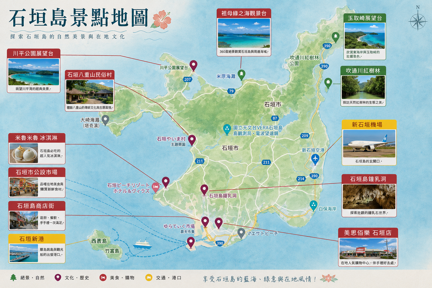 【2026石垣島景點】精選 10 個必去景點，鐘乳洞/購物/美食通通有! @混血珊莎的奇幻旅程