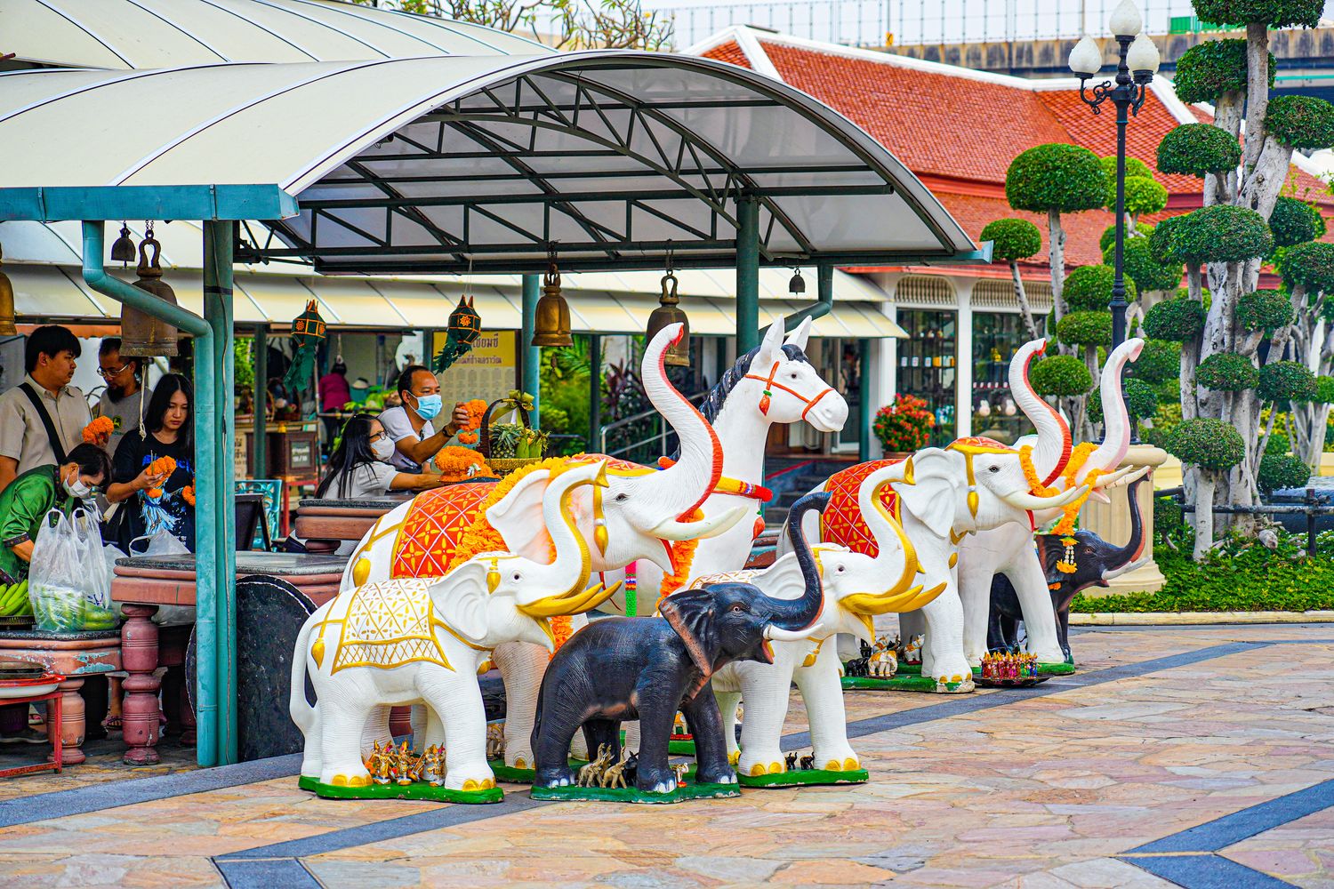 曼谷三頭象神博物館Erawan Museum｜泰國最壯觀的神話建築，絕美玻璃穹頂必拍！ @混血珊莎的奇幻旅程