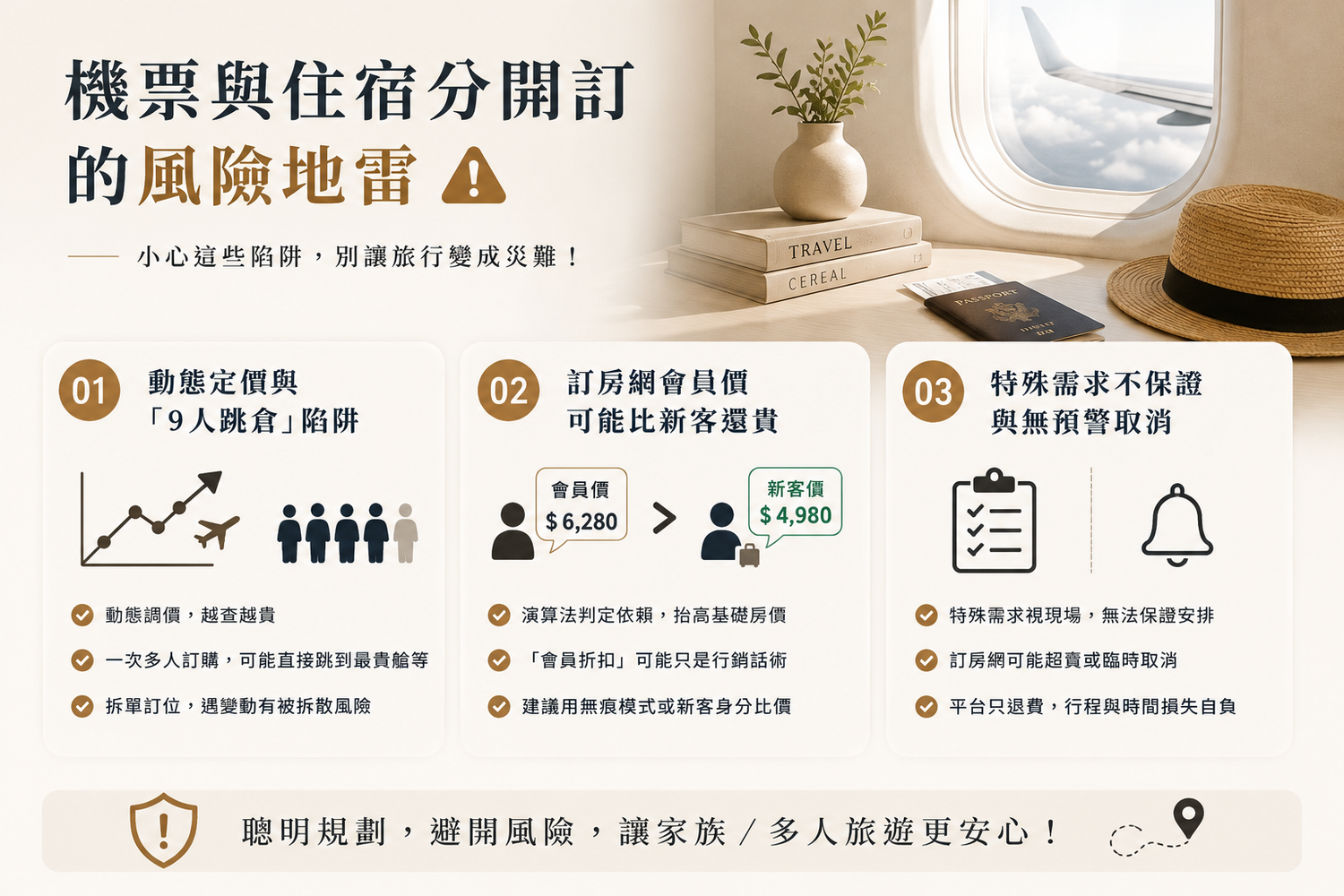 2026機加酒分開訂比較省? 國外訂房網取消與定價陷阱,家族旅遊這樣訂最安全! @混血珊莎的奇幻旅程 2026機加酒分開訂比較省? 國外訂房網取消與定價陷阱,家族旅遊這樣訂最安全! @混血珊莎的奇幻旅程
