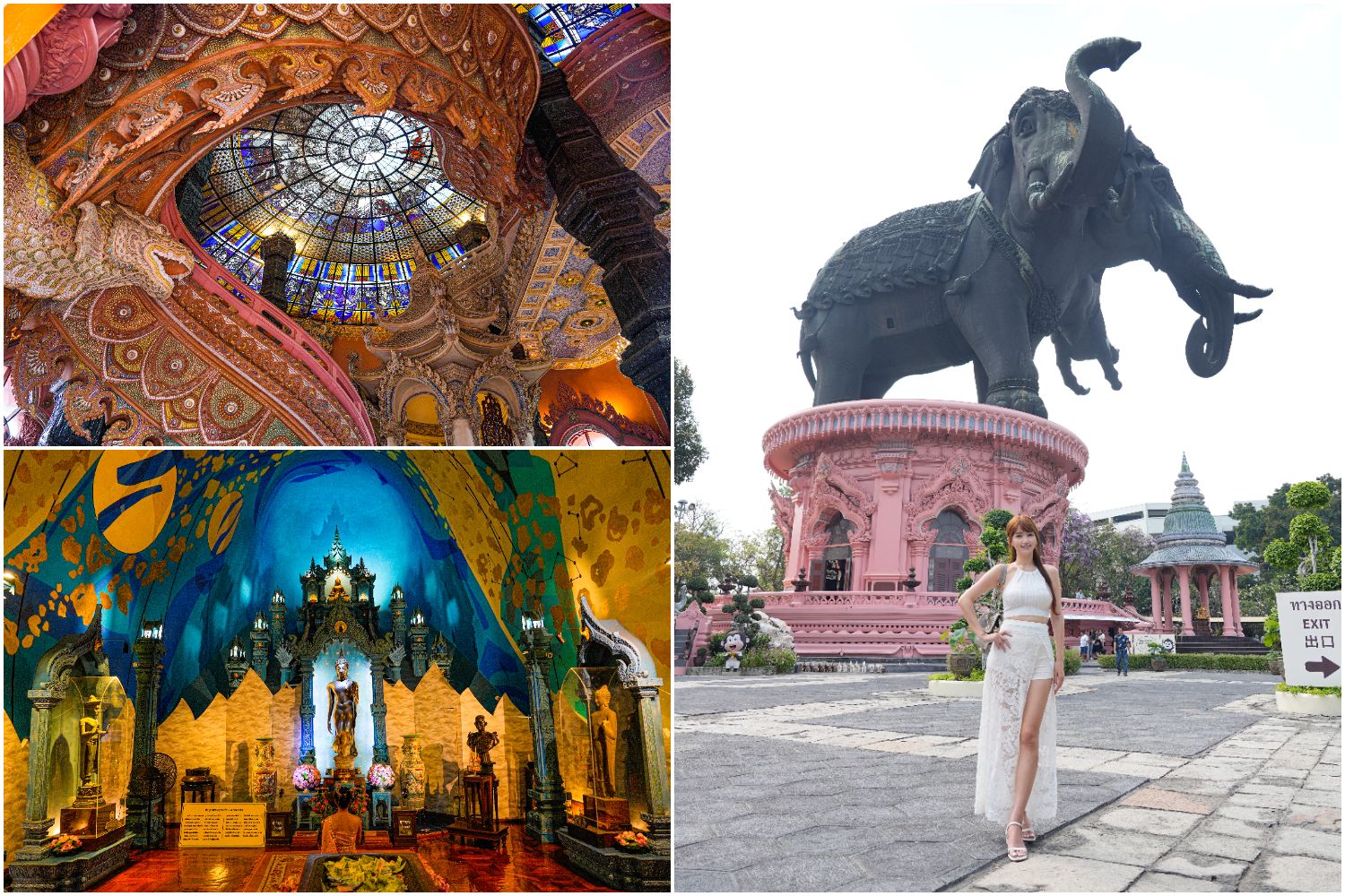 曼谷三頭象神博物館Erawan Museum｜泰國最壯觀的神話建築，絕美玻璃穹頂必拍！ @混血珊莎的奇幻旅程