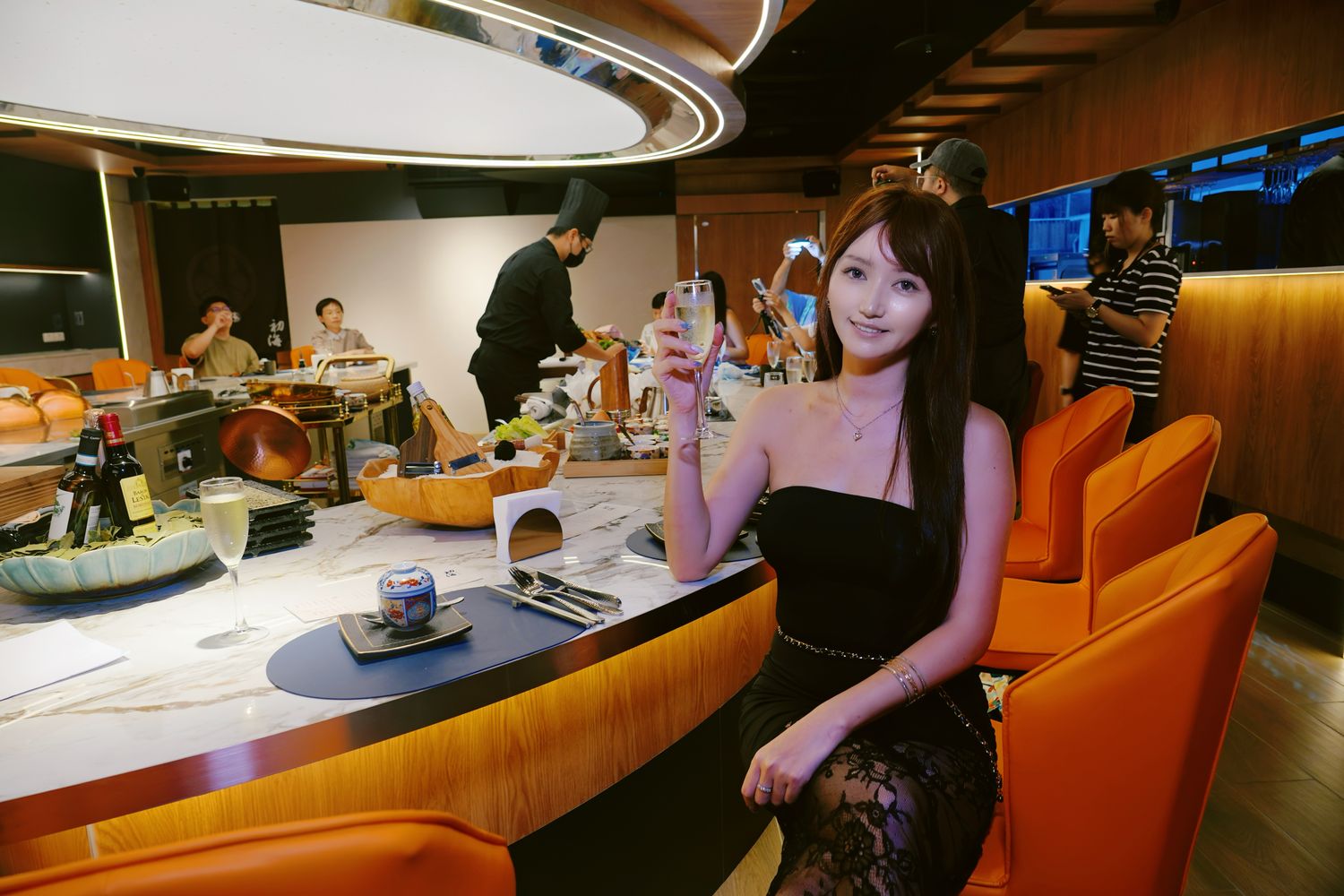 初海和牛鐵板燒｜台北鐵板燒新天花板，$1680 起 14 品奢華饗宴+震撼火焰秀! @混血珊莎的奇幻旅程