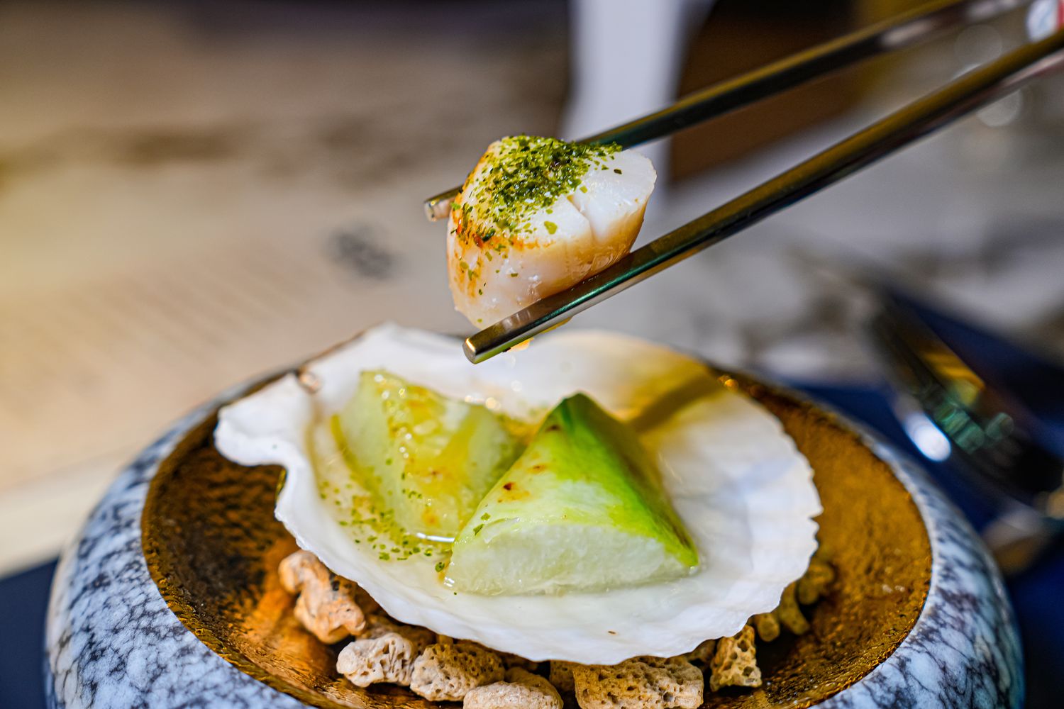 初海和牛鐵板燒｜台北鐵板燒新天花板，$1680 起 14 品奢華饗宴+震撼火焰秀! @混血珊莎的奇幻旅程