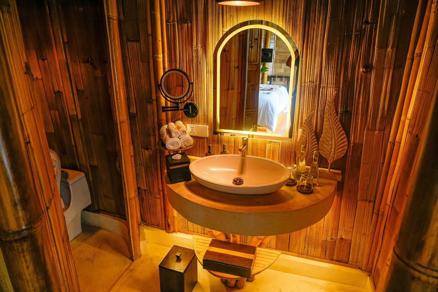 【峇里島住宿推薦】烏布 Bambootel Sawah View : 夢幻竹建築Pool Villa，開門就是綠色梯田! @混血珊莎的奇幻旅程