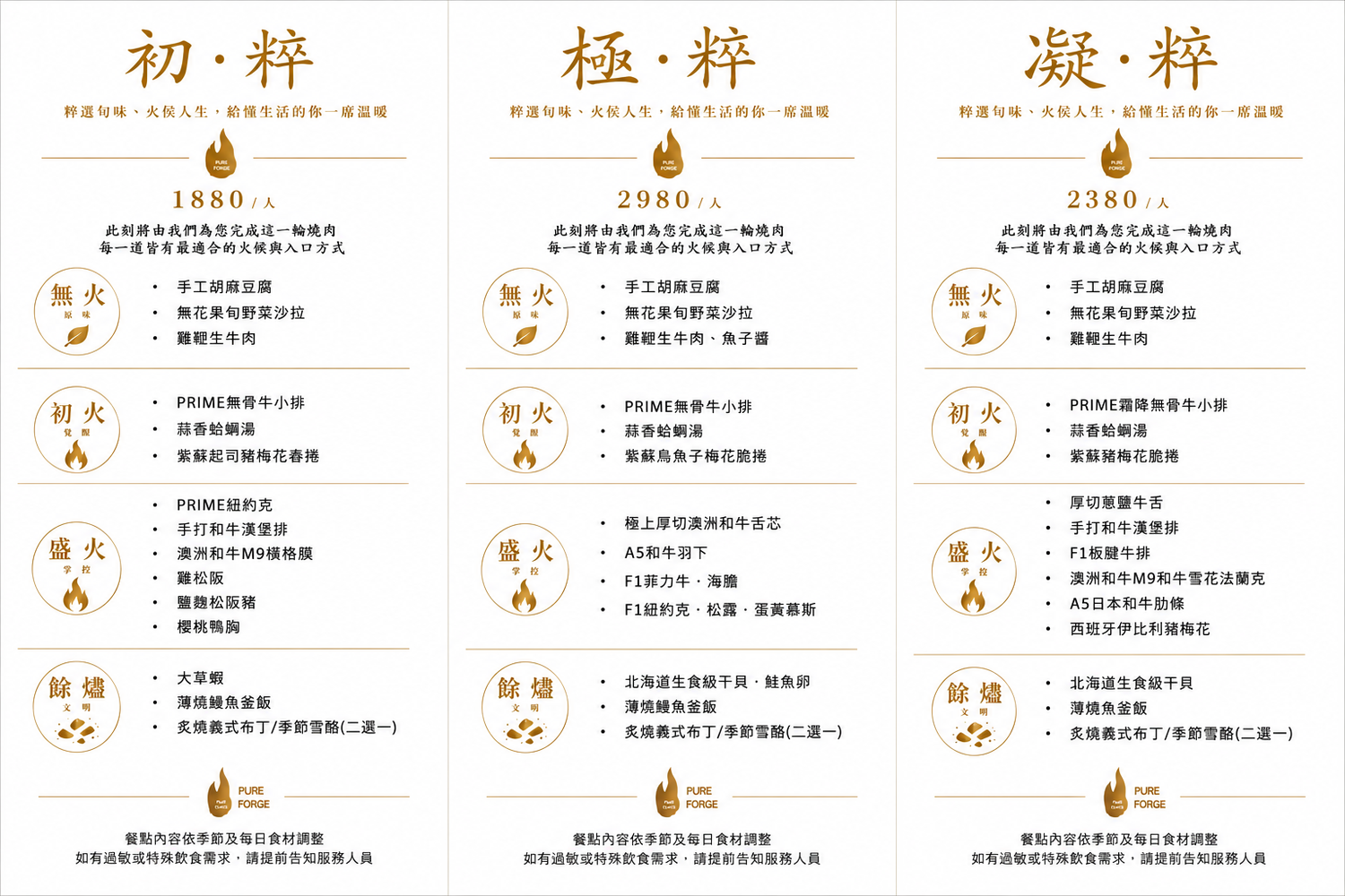 【粹火日式無菜單燒肉】專人桌邊代烤，炭火上的頂級和牛與視覺系酒火秀! @混血珊莎的奇幻旅程