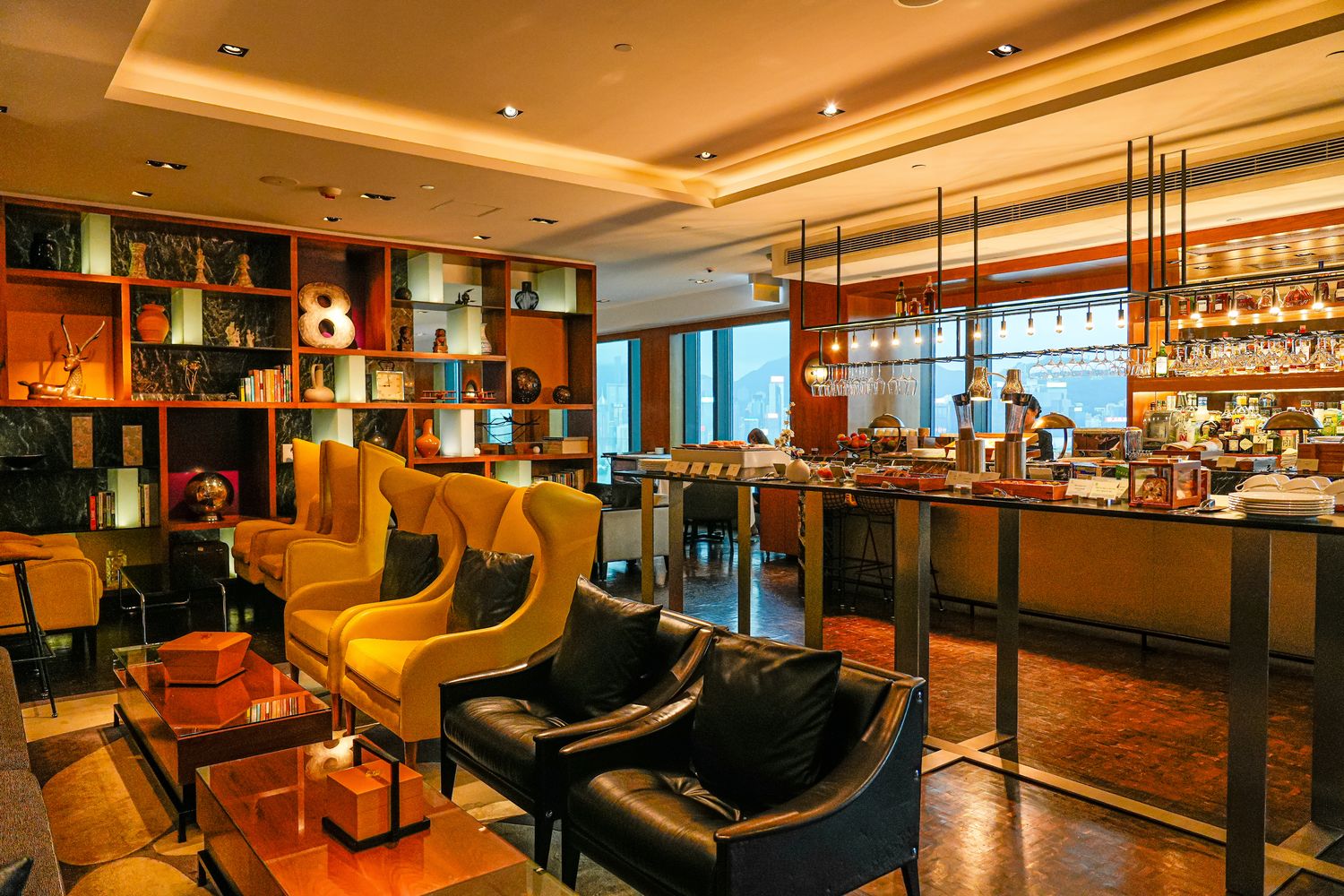 【香港住宿分享】九龍尖沙咀 Hotel ICON 唯港薈，躺看維港夜景，專屬 Lounge 尊榮享受! @混血珊莎的奇幻旅程