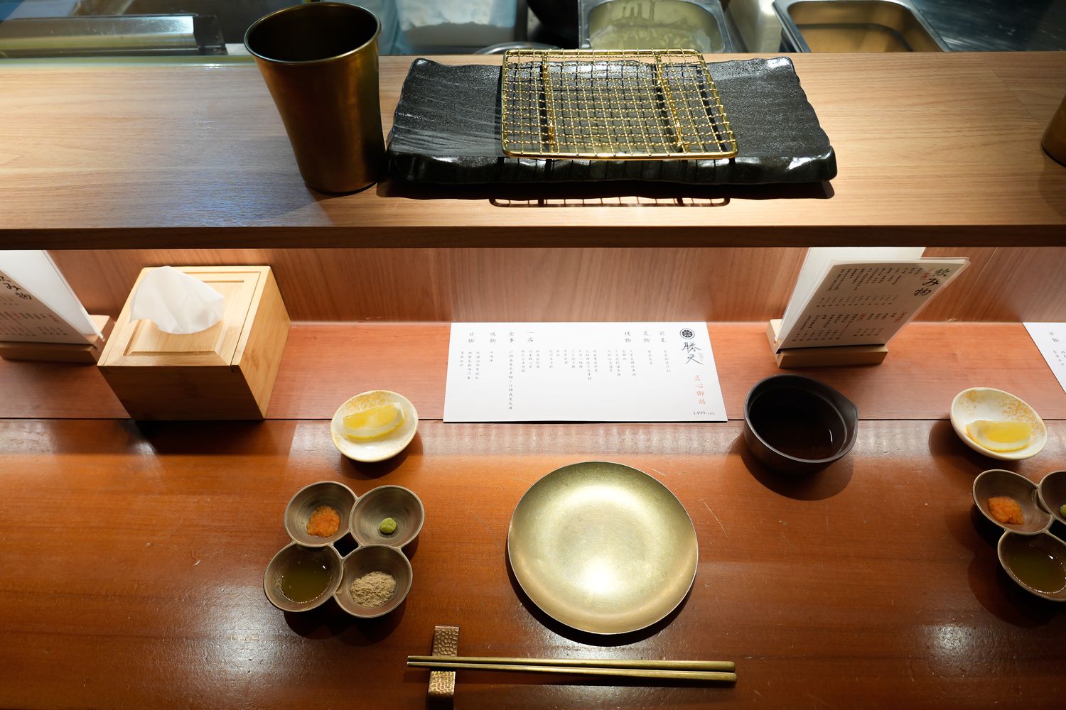 【勝天 天婦羅串揚】輕奢板前料理!品嚐21道板前現流海鮮炸物，中山區必吃美食推薦 @混血珊莎的奇幻旅程