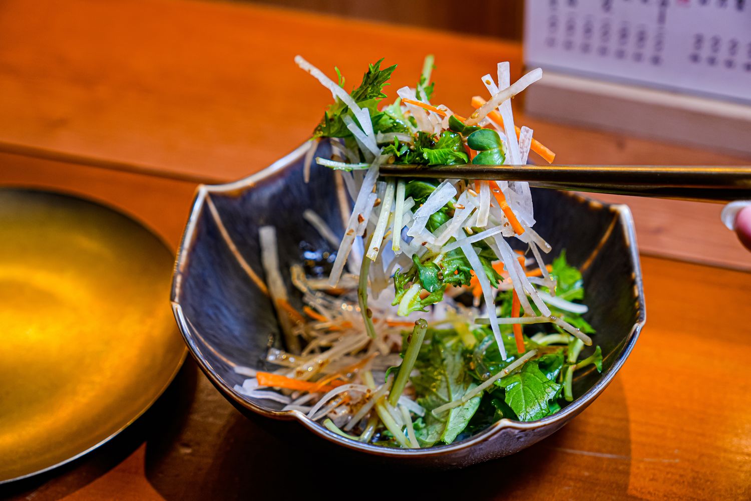 【勝天 天婦羅串揚】輕奢板前料理!品嚐21道板前現流海鮮炸物，中山區必吃美食推薦 @混血珊莎的奇幻旅程