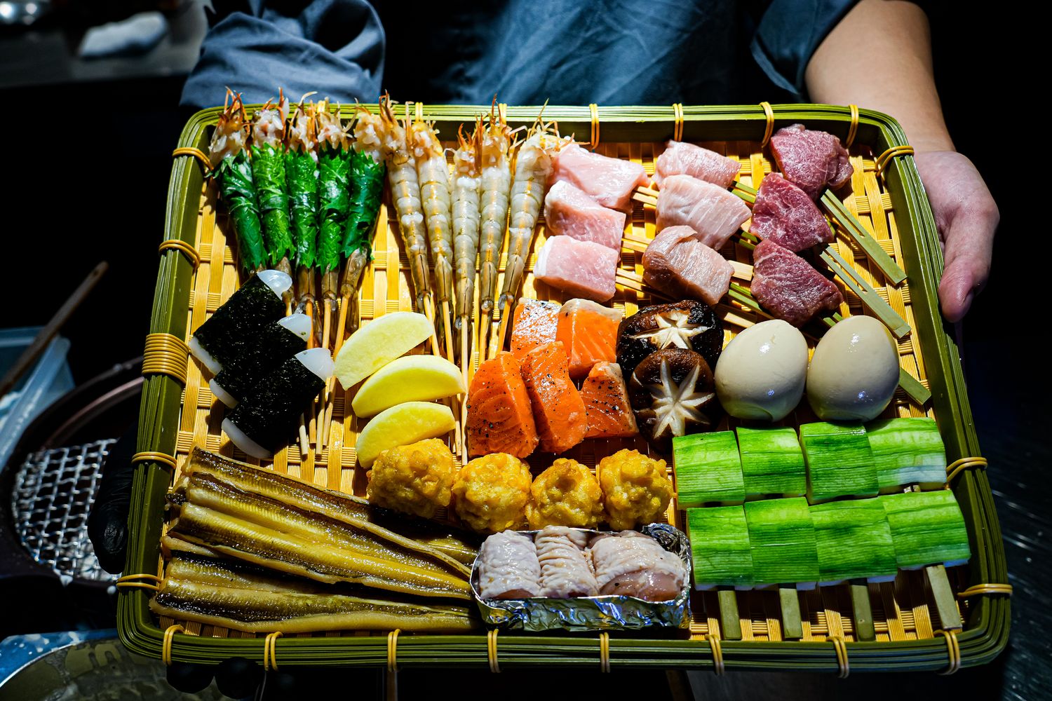 【勝天 天婦羅串揚】輕奢板前料理!品嚐21道板前現流海鮮炸物，中山區必吃美食推薦 @混血珊莎的奇幻旅程