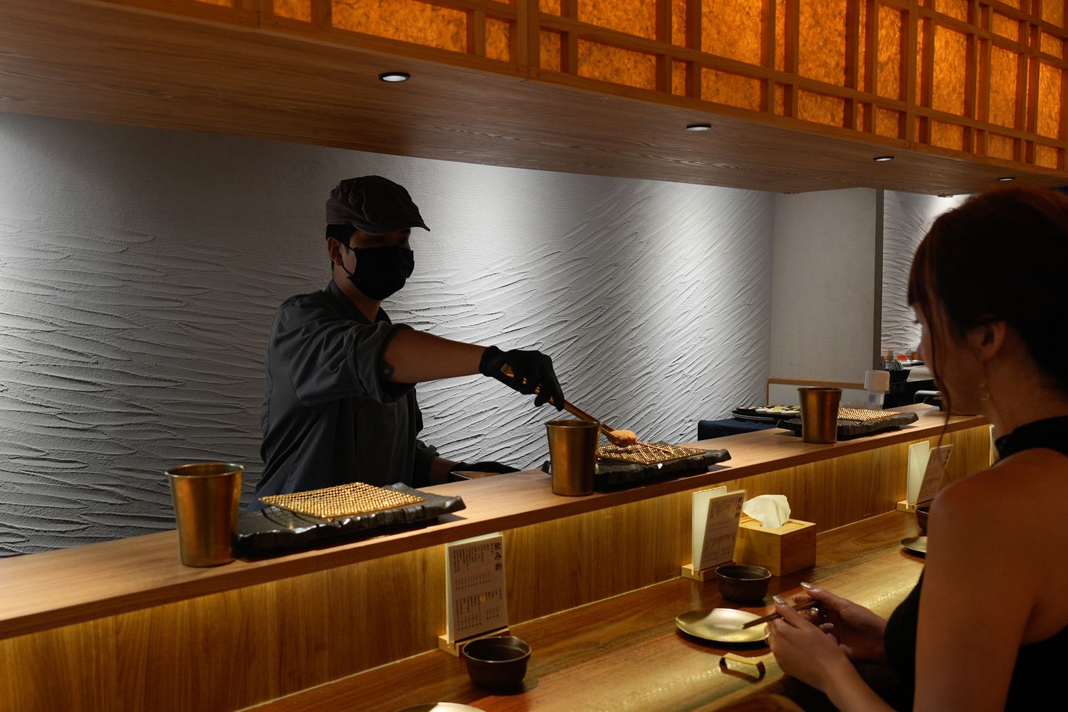 【勝天 天婦羅串揚】輕奢板前料理!品嚐21道板前現流海鮮炸物，中山區必吃美食推薦 @混血珊莎的奇幻旅程