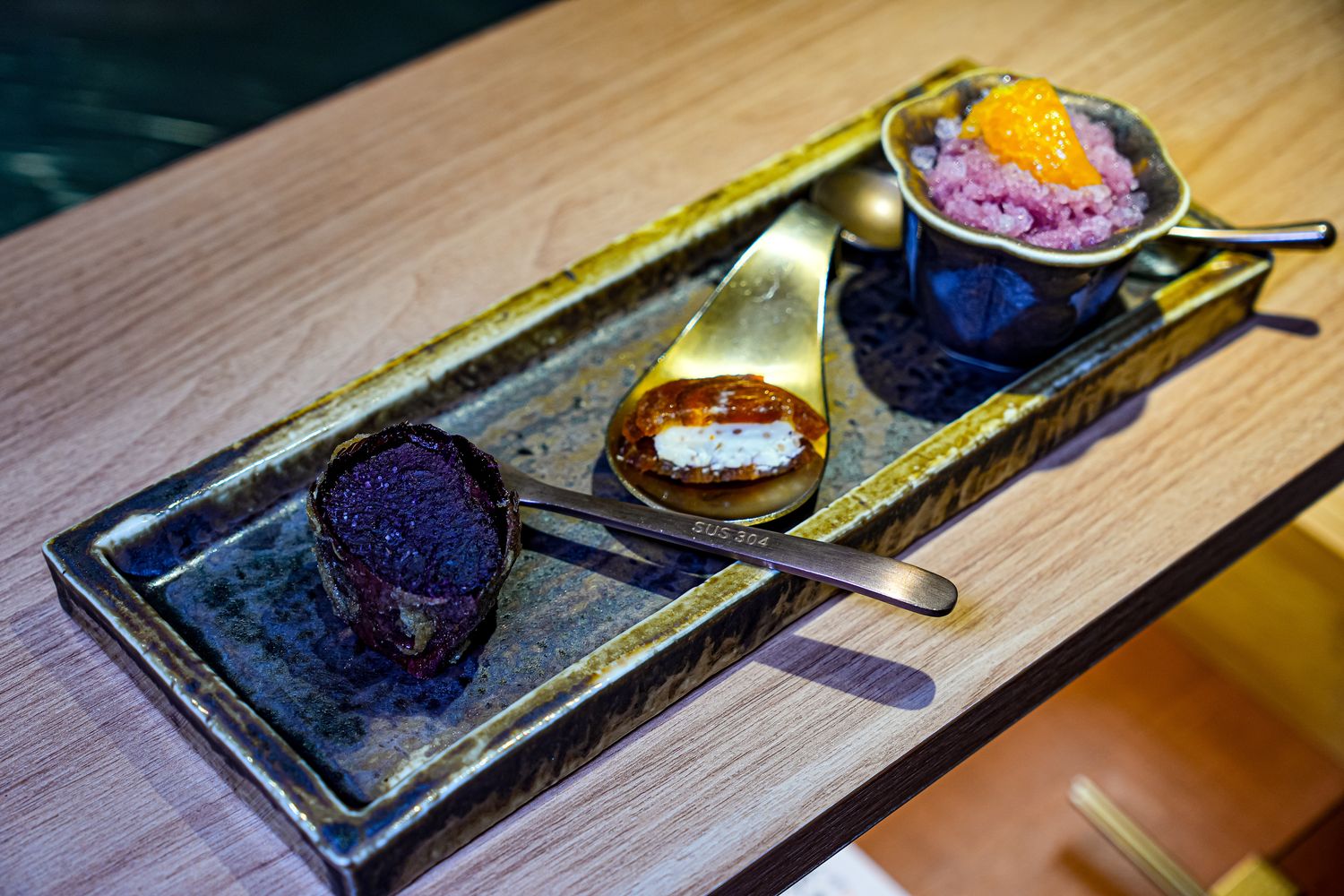 【勝天 天婦羅串揚】輕奢板前料理!品嚐21道板前現流海鮮炸物，中山區必吃美食推薦 @混血珊莎的奇幻旅程