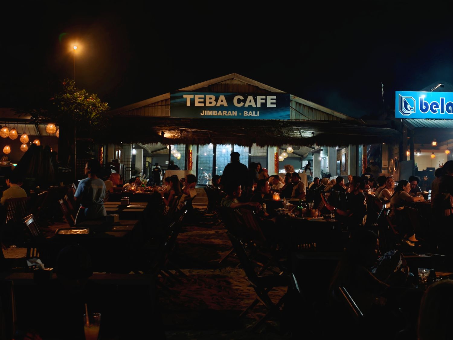 【峇里島美食】金巴蘭海鮮餐廳 Teba Cafe Jimbaran Bali : 沙灘燭光海鮮龍蝦套餐! @混血珊莎的奇幻旅程