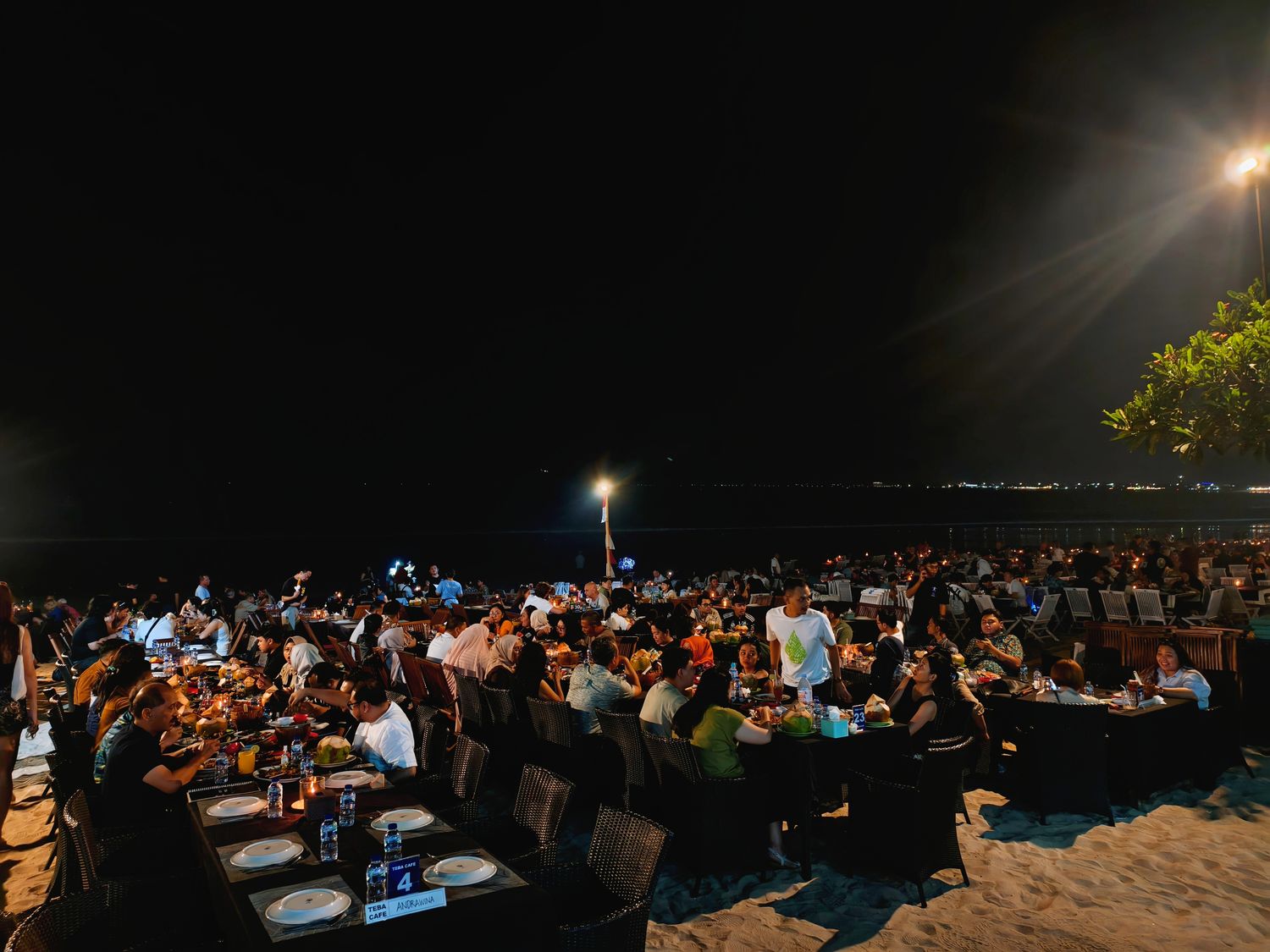 【峇里島美食】金巴蘭海鮮餐廳 Teba Cafe Jimbaran Bali : 沙灘燭光海鮮龍蝦套餐! @混血珊莎的奇幻旅程