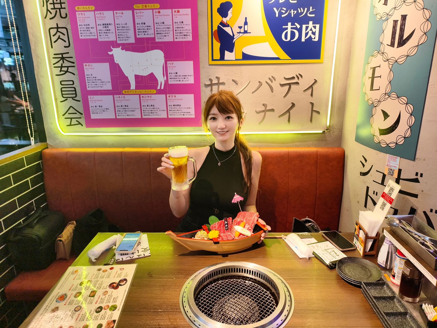 【肉屋橫丁】東京和牛燒肉吃到飽，含酒精暢飲的肉食控天堂! @混血珊莎的奇幻旅程