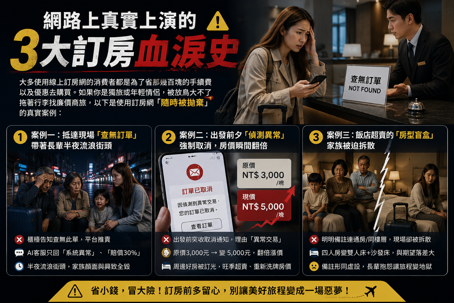 出國前被訂房網取消超賣怎麼辦?家族旅遊多人保證入住的急救法! @混血珊莎的奇幻旅程