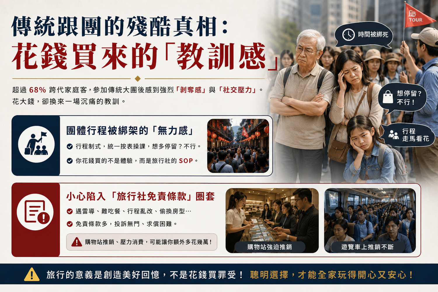 跟團還是自由行，帶家人出國有長輩小孩也別怕，省時省力的新玩法! @混血珊莎的奇幻旅程