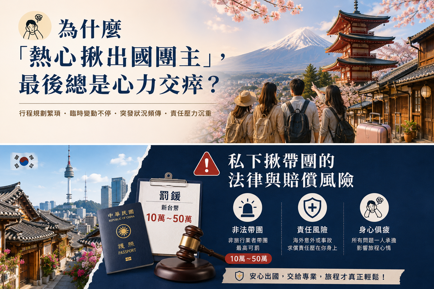 揪團旅遊出國新玩法，多人高品質行程輕鬆參與，小心違規帶團風險! @混血珊莎的奇幻旅程