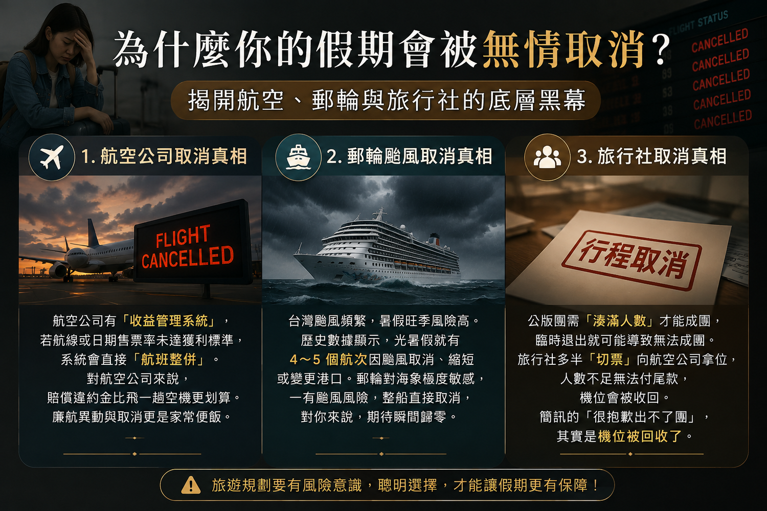 郵輪機票被取消?假都請好了怎麼辦?極速救援客製包團如期出發! @混血珊莎的奇幻旅程 郵輪機票被取消?假都請好了怎麼辦?極速救援客製包團如期出發! @混血珊莎的奇幻旅程