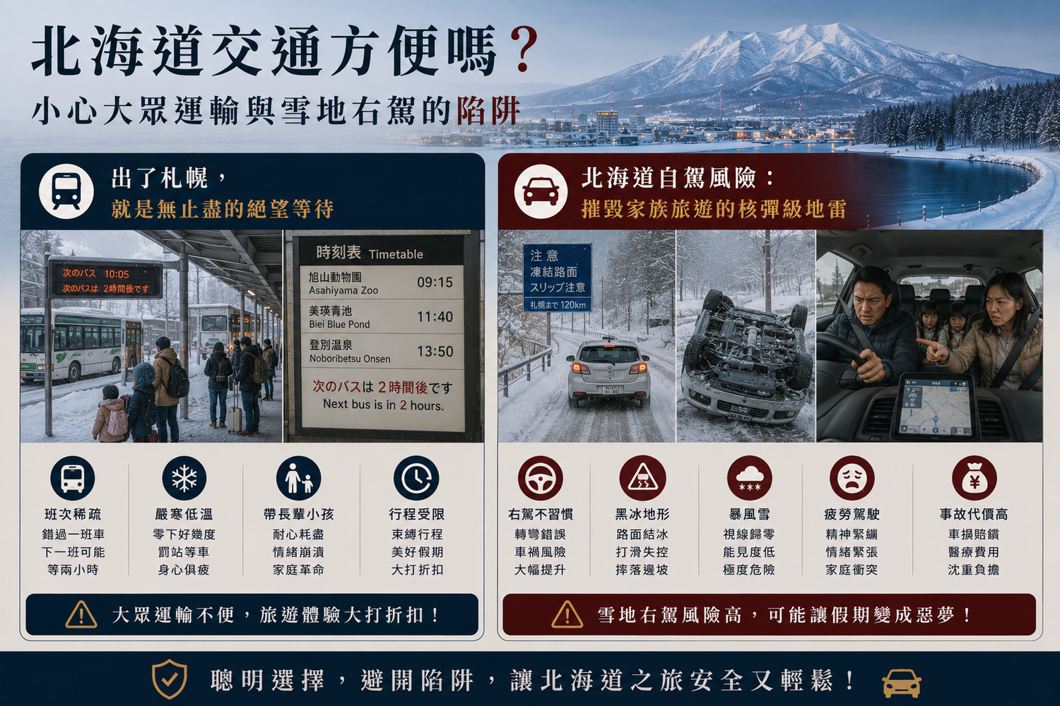 北海道自由行還是跟團?交通方便嗎?小心自駕風險,客製包車包團新玩法! @混血珊莎的奇幻旅程 北海道自由行還是跟團?交通方便嗎?小心自駕風險,客製包車包團新玩法! @混血珊莎的奇幻旅程