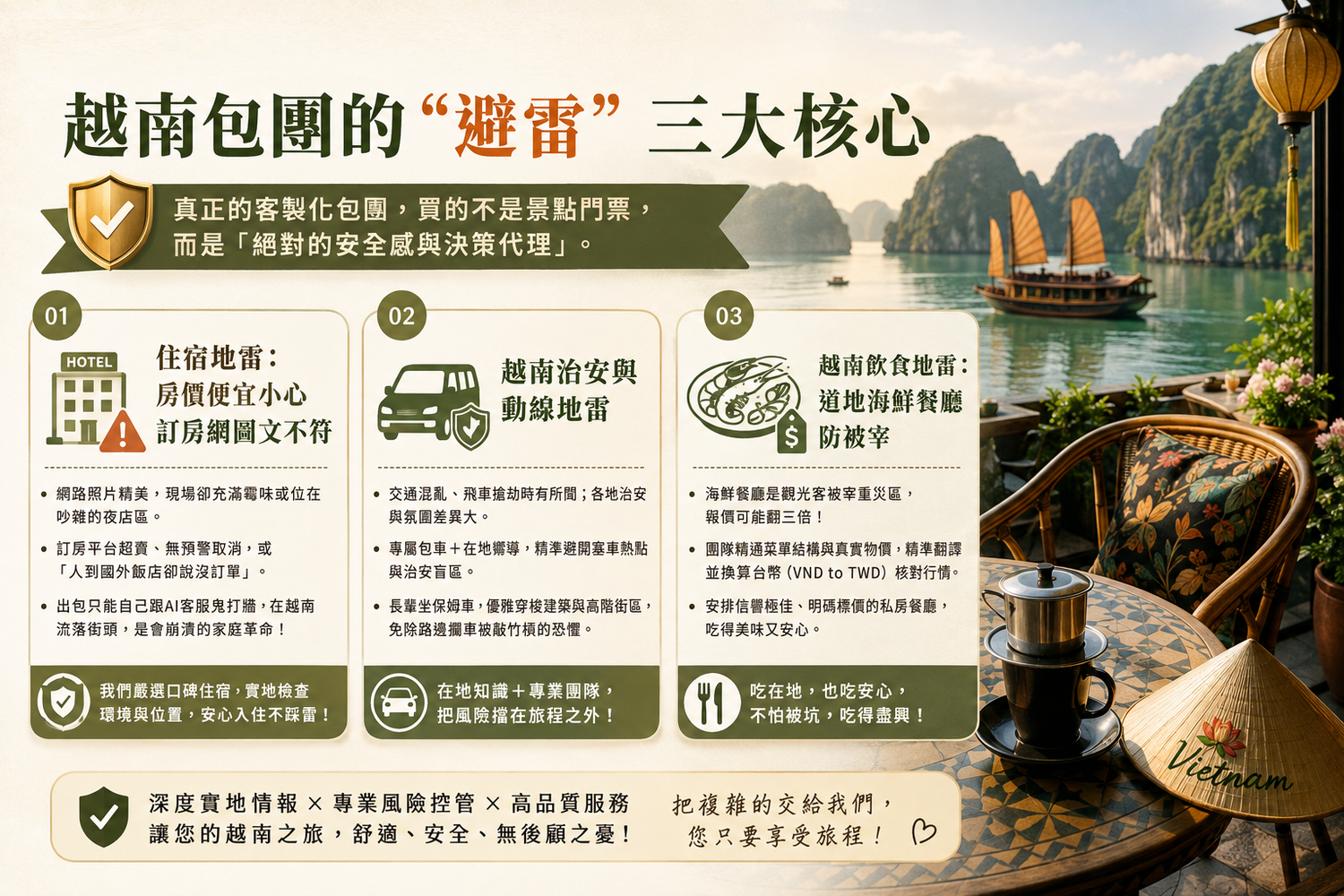 越南包團怎麼避雷? 拒絕低價購物團! 峴港/富國島客製化旅遊新玩法! @混血珊莎的奇幻旅程