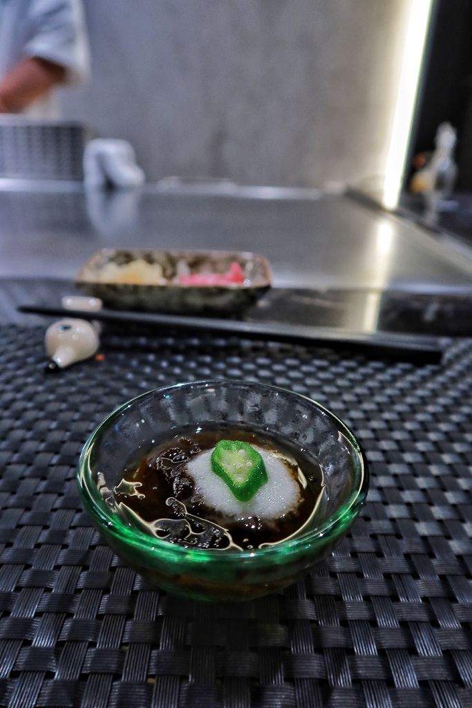 【信義區鐵板燒】明水然樂信義松菸店，日式高級無菜單料理，日本A5和牛、龍蝦、干貝一次滿足! @混血珊莎的奇幻旅程