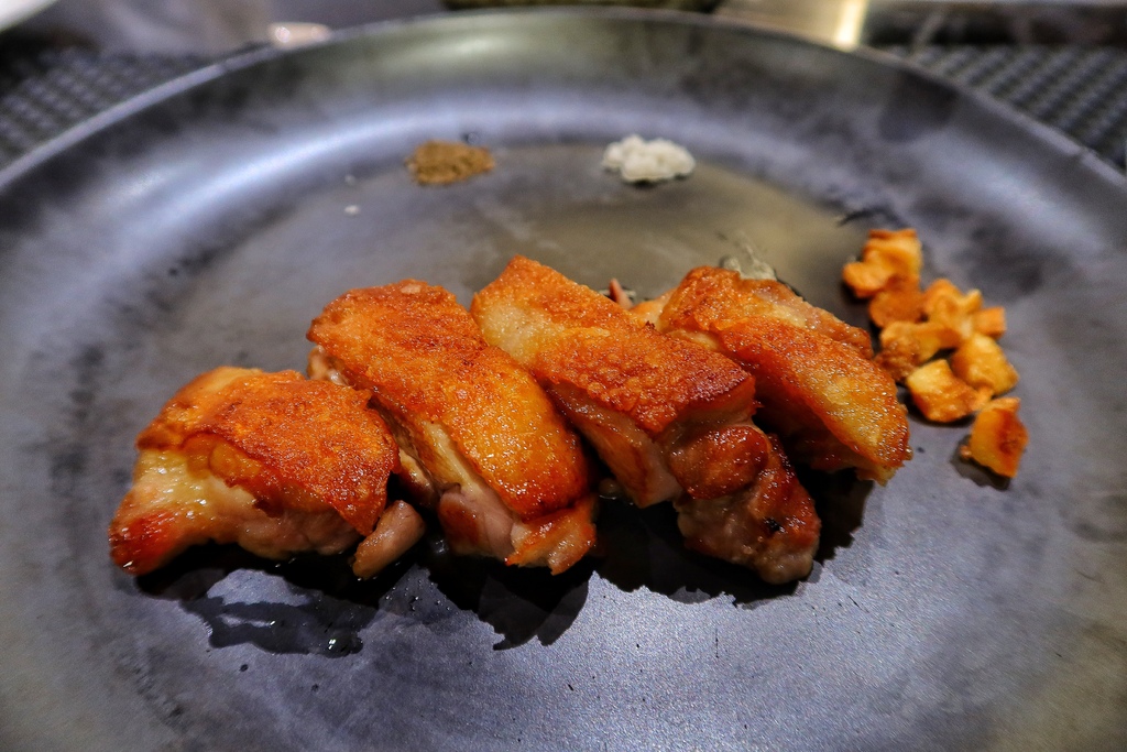 【信義區鐵板燒】明水然樂信義松菸店，日式高級無菜單料理，日本A5和牛、龍蝦、干貝一次滿足! @混血珊莎的奇幻旅程