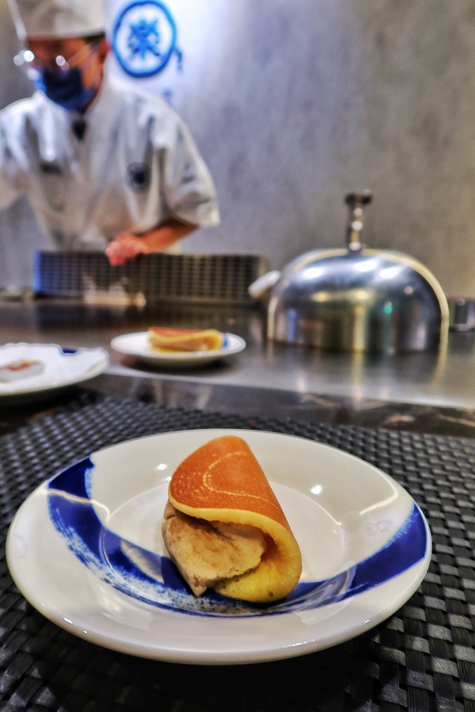 【信義區鐵板燒】明水然樂信義松菸店，日式高級無菜單料理，日本A5和牛、龍蝦、干貝一次滿足! @混血珊莎的奇幻旅程