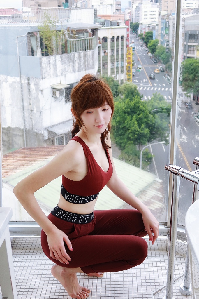 【運動服穿搭開箱】NIHT運動服│獨家研發蜜桃柔運動彈性布│舒適親膚/防曬/吸濕排汗│穿出運動時尚感 @混血珊莎的奇幻旅程