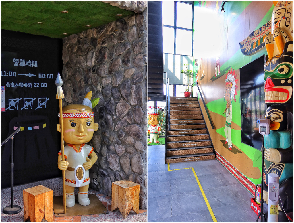 【竹北燒肉】火山岩燒肉竹北旗艦店，主打印地安特色主題，全牛餐份量多又美味! @混血珊莎的奇幻旅程