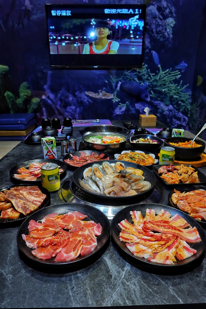 【桃園包廂餐廳】Shock燒肉A19環球青埔店｜和牛海鮮燒肉吃到飽，獨立包廂還有KTV唱到飽! @混血珊莎的奇幻旅程