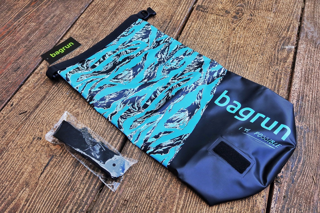 【防水背包】bagrun 機能背包│時尚虎斑迷彩防水包 黑白兩色超百搭│夏日必備防水袋 @混血珊莎的奇幻旅程