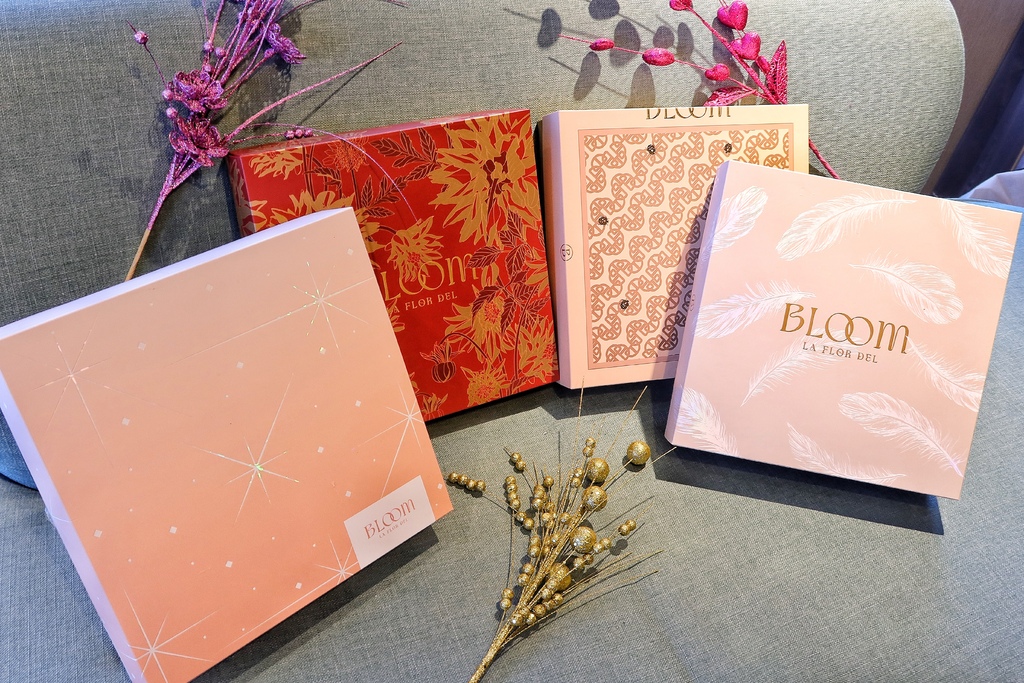 【喜餅推薦】Bloom wedding 花神頂級法式喜餅，輕奢感大人系法式甜點 媲美精品級質感禮盒 成就一生一次的夢幻選擇! @混血珊莎的奇幻旅程