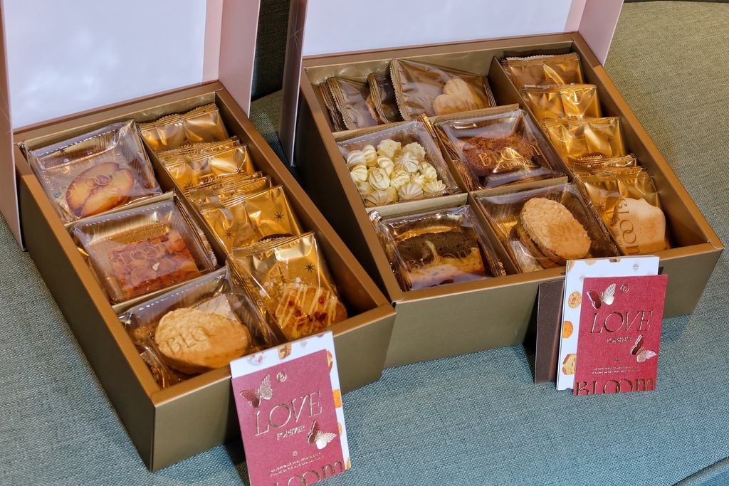 【喜餅推薦】Bloom wedding 花神頂級法式喜餅，輕奢感大人系法式甜點 媲美精品級質感禮盒 成就一生一次的夢幻選擇! @混血珊莎的奇幻旅程